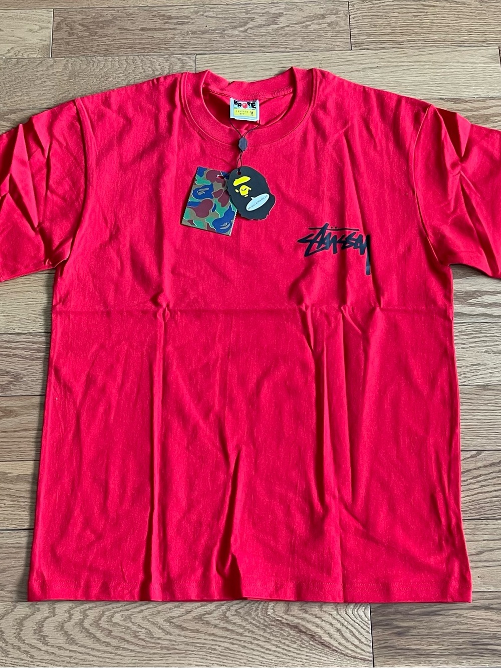 Kids Red Graphic Logo Tee